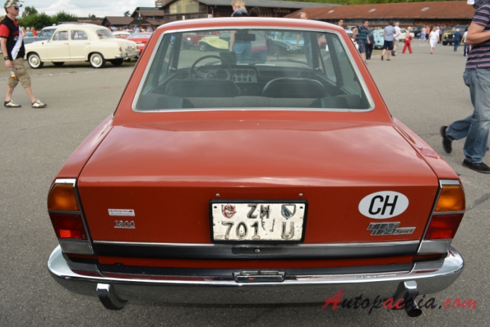 Fiat 124 Coupé CC 1973-1975 (Fiat 124 1800 Coupé 2d), tył