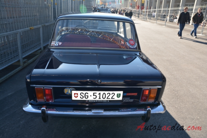 Fiat 125 1967-1972 (1968-1971 Fiat 125 Special sedan 4d), rear view