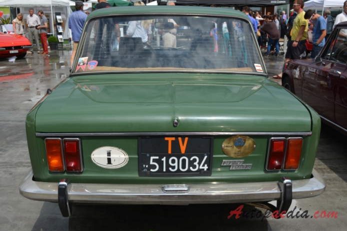 Fiat 125 1967-1972 (1969 Fiat 125 Special sedan 4d), rear view