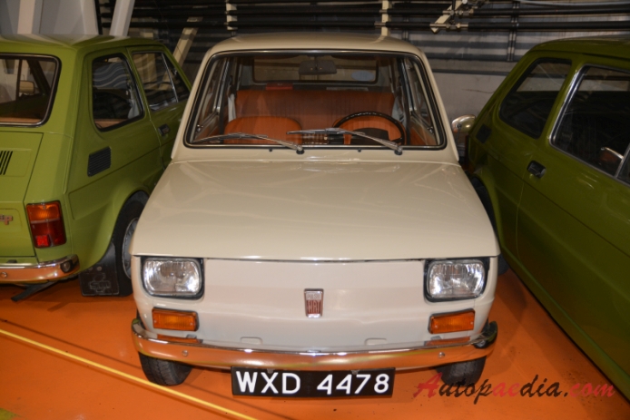 Fiat 126 1972-2000 (1975 Polski Fiat 126p 600 fastback 2d), front view