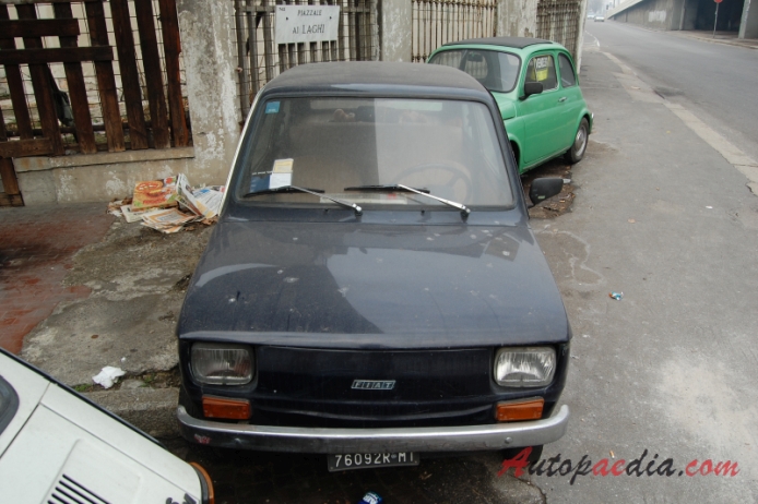 Fiat 126 1972-2000 (1977-1984 650 fastback 2d), przód