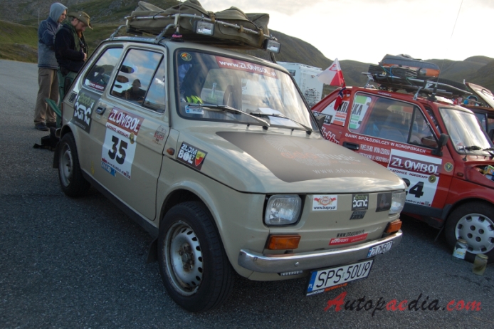 Fiat 126 1972-2000 (1977-1984 Polski Fiat 126p 600 Special fastback 2d), right front view