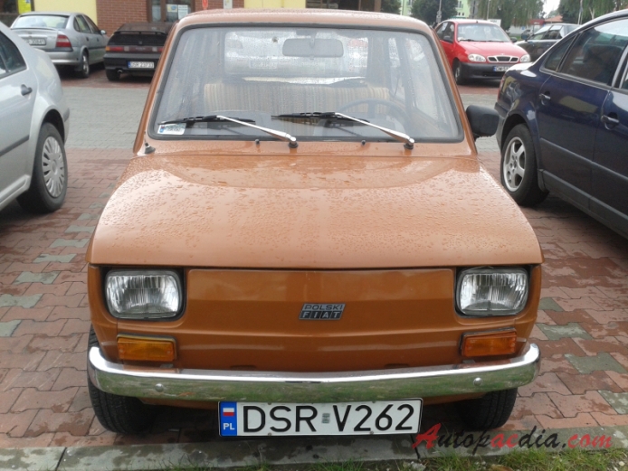 Fiat 126 1972-2000 (1977-1984 Polski Fiat 126p 600 fastback 2d), front view