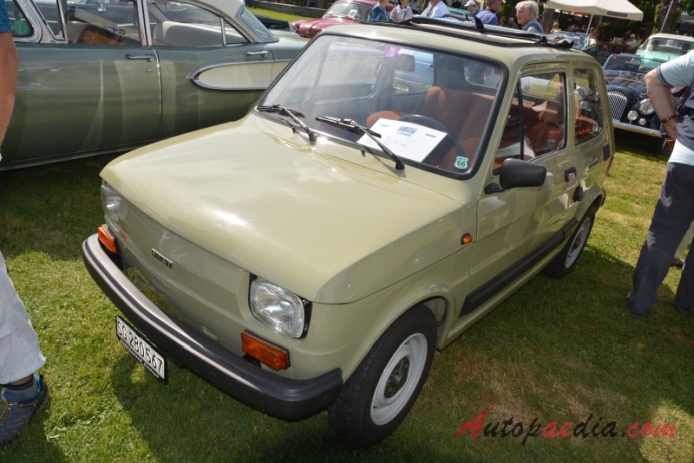 Fiat 126 1972-2000 (1980 Fiat 126 Personal 4 fastback 2d), left front view