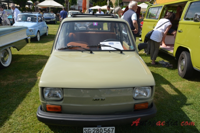 Fiat 126 1972-2000 (1980 Fiat 126 Personal 4 fastback 2d), przód