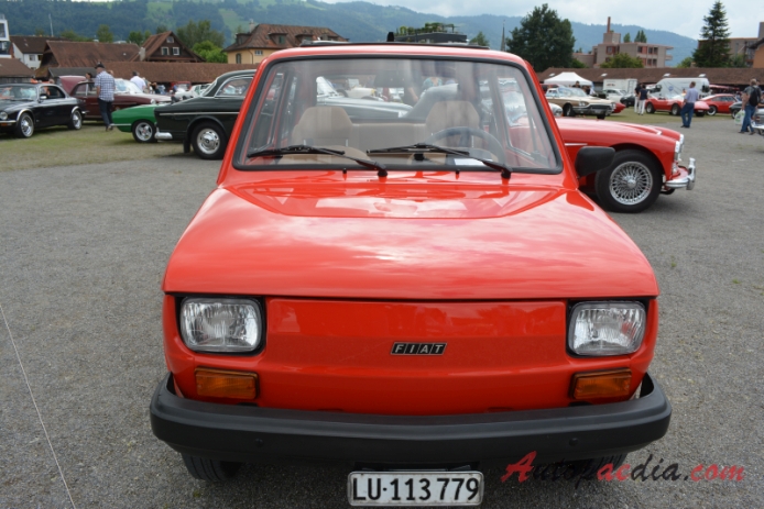 Fiat 126 1972-2000 (1981 Fiat 126 Bambino 650 fastback 2d), przód