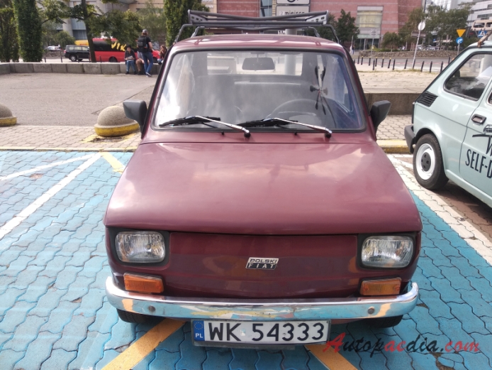 Fiat 126 1972-2000 (1982-1984 Polski Fiat 126p 650E fastback 2d), front view
