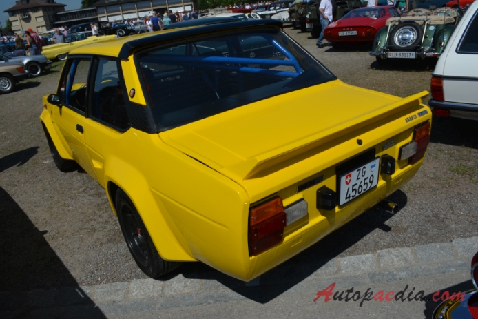 Fiat 131 Mirafiori 1.. seria 1974-1978 (1976-1978 Fiat 131 Abarth Rally sedan 2d), lewy tył