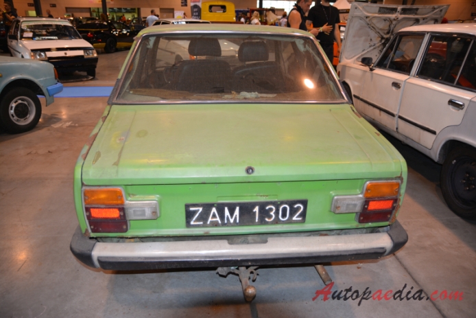Fiat 131 Mirafiori 1st. series 1974-1978 (sedan 2d), rear view
