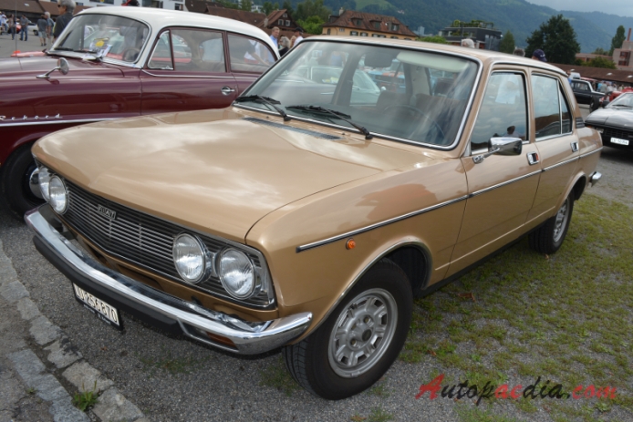 Fiat 132 2nd series 1974-1977 (Fiat 132 1800ccm GLS sedan 4d), left front view