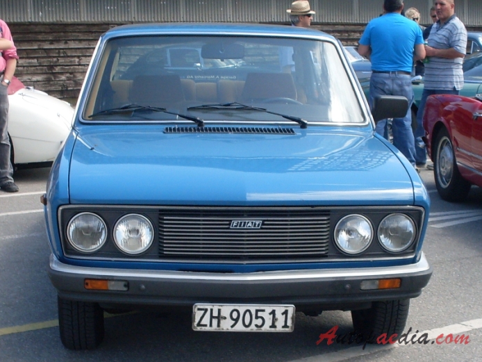 Fiat 132 3. seria 1977-1981 (Fiat 132 2000ccm sedan 4d), przód