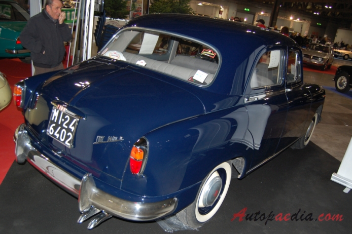 Fiat 1400 1950-1958 (1954 Fiat 1400A sedan 4d), right rear view