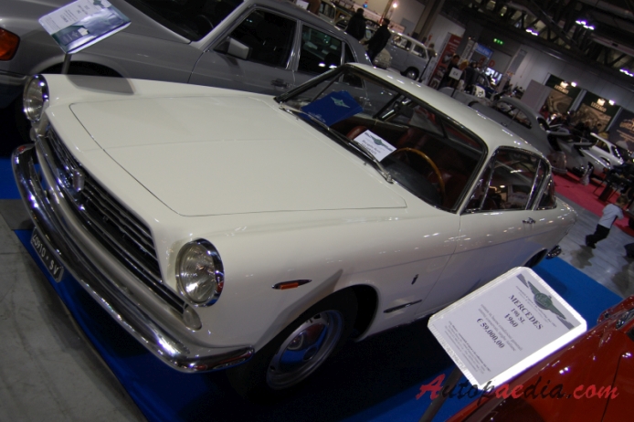Fiat 2300 1961-1968 (1962 Fiat 2300S Ghia Coupé 2d), lewy przód