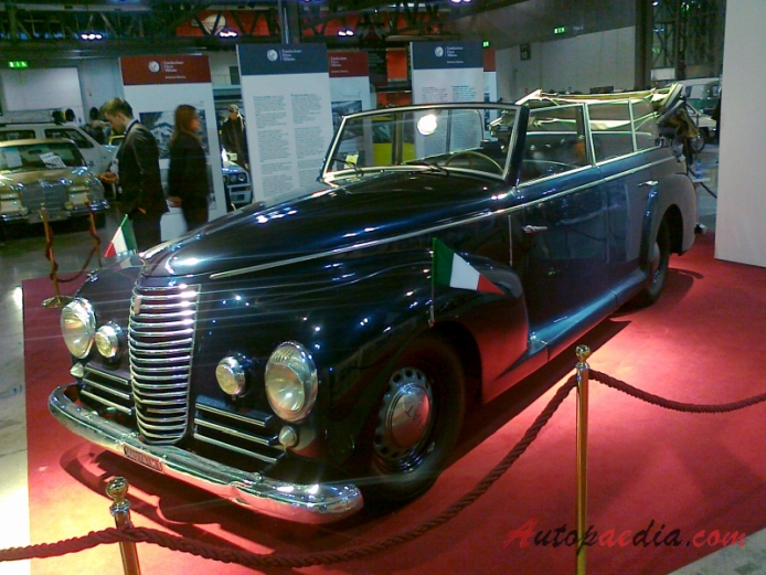 Fiat 2800 1938-1944 (phaeton 4d), left front view
