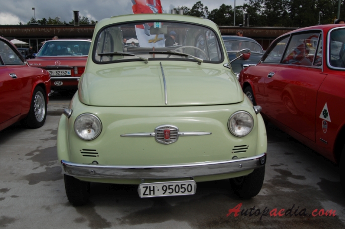 Fiat 500 1957-1975 (1957-1959 Fiat Nuova 500 N Normale), przód