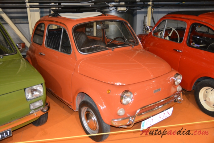 Fiat 500 1957-1975 (1968-1972 Fiat 500 L Lusso), right front view