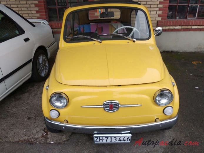 Fiat 500 1957-1975 (1970-1972 Fiat 500 F), przód