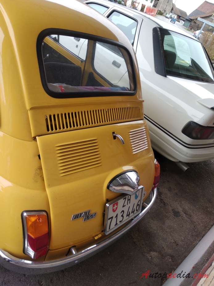 Fiat 500 1957-1975 (1970-1972 Fiat 500 F), tył