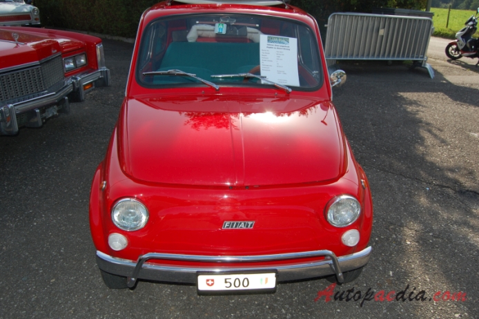 Fiat 500 1957-1975 (1970-1972 Fiat 500 L Lusso), przód