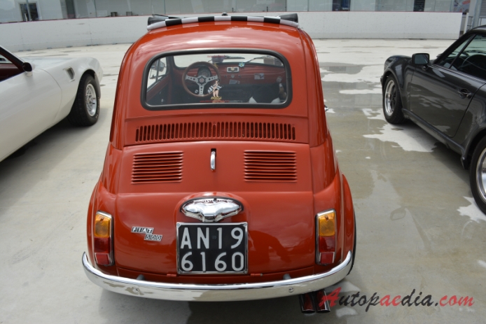Fiat 500 1957-1975 (1974 Fiat 500 R), rear view
