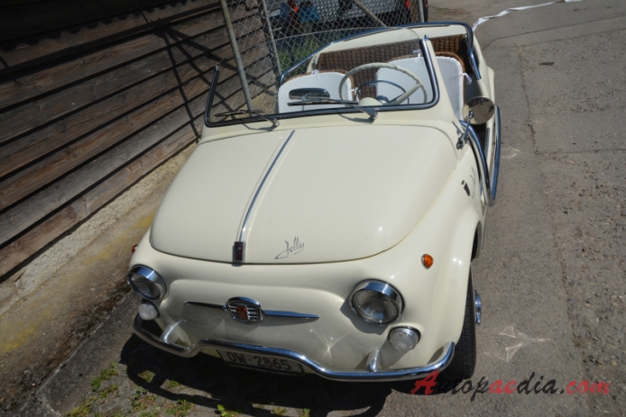 Fiat 500 Ghia Jolly 1957-1966 (1959-1965 beach buggy), front view