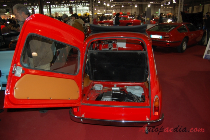 Fiat 500 Giardiniera 1960-1977 (1967 Fiat 500 K kombi 3d), rear view