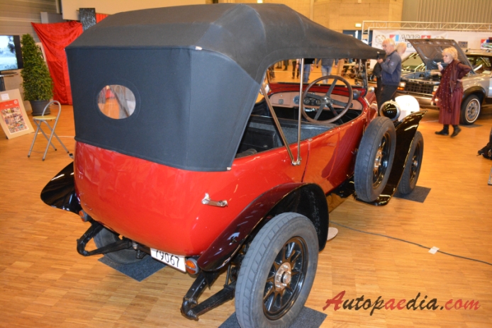 Fiat 501 1919-1926 (1919 1460ccm 501 S Torpedo 3d), prawy tył