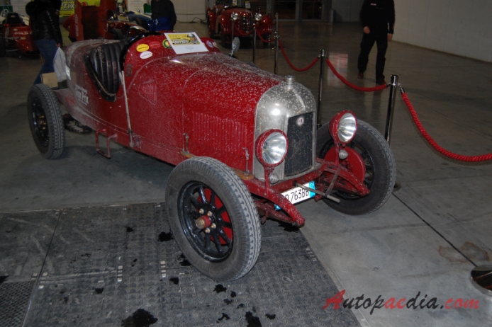 Fiat 501 1919-1926 (1923 Siluro roadster), prawy przód