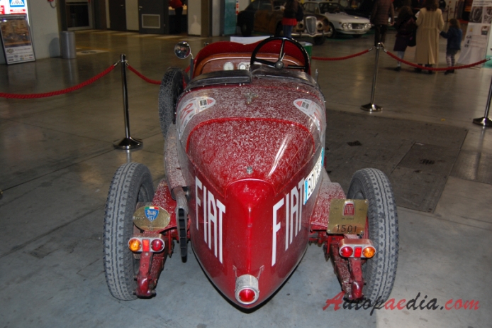 Fiat 501 1919-1926 (1923 Siluro roadster), tył
