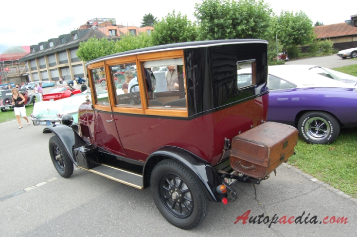Fiat 501 1919-1926 (1925 1500ccm saloon), lewy tył