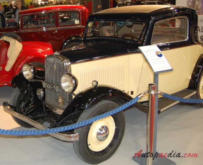 Fiat 508A Balilla 1932-1934 (1932 Fiat 508 Balilla Ghia Coupé 2d), lewy przód