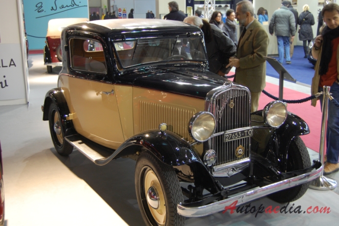 Fiat 508A Balilla 1932-1934 (1932 Fiat 508 Balilla Ghia Coupé 2d), right front view
