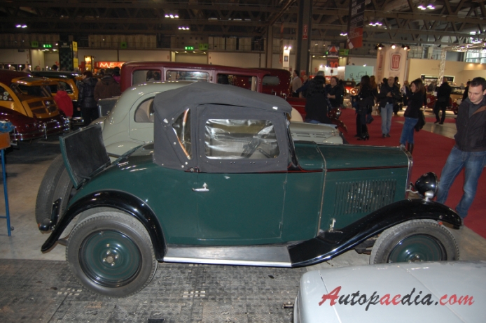 Fiat 508A Balilla 1932-1934 (1932 Fiat 508 Balilla Spider 2d), right side view
