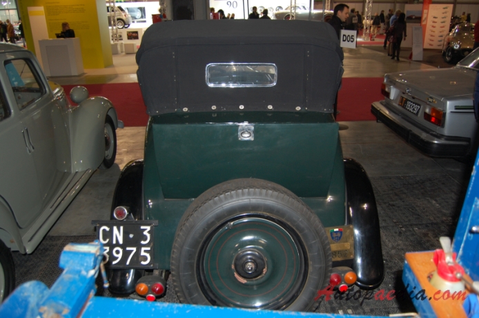 Fiat 508A Balilla 1932-1934 (1932 Fiat 508 Balilla Spider 2d), tył