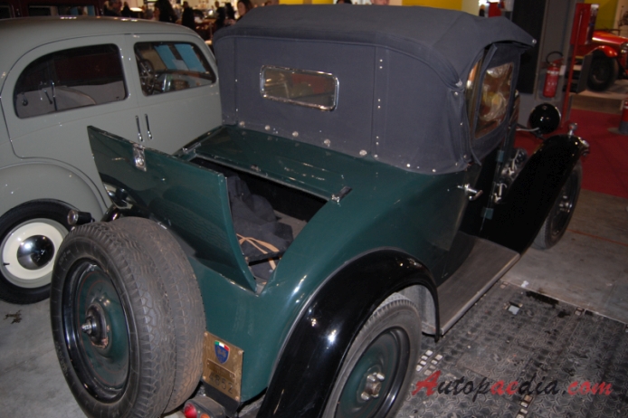 Fiat 508A Balilla 1932-1934 (1932 Fiat 508 Balilla Spider 2d), prawy tył