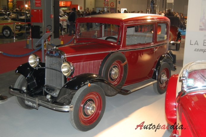 Fiat 508A Balilla 1932-1934 (1933 Fiat 508 Balilla Berlina Lusso 2d), lewy przód