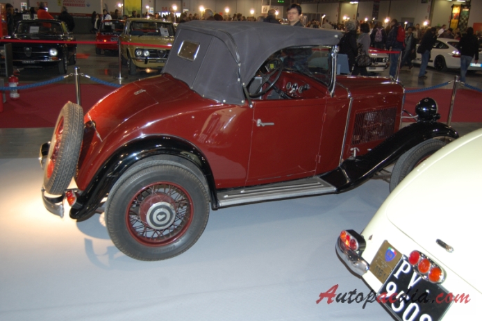 Fiat 508A Balilla 1932-1934 (1934 Fiat 508 Balilla Spider 2d), prawy bok
