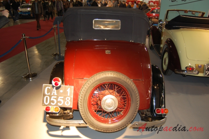 Fiat 508A Balilla 1932-1934 (1934 Fiat 508 Balilla Spider 2d), tył