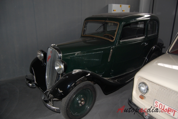Fiat 508B Balilla 1934-1937 (1934-1937 Fiat 508 Balilla Berlina 2d), lewy przód