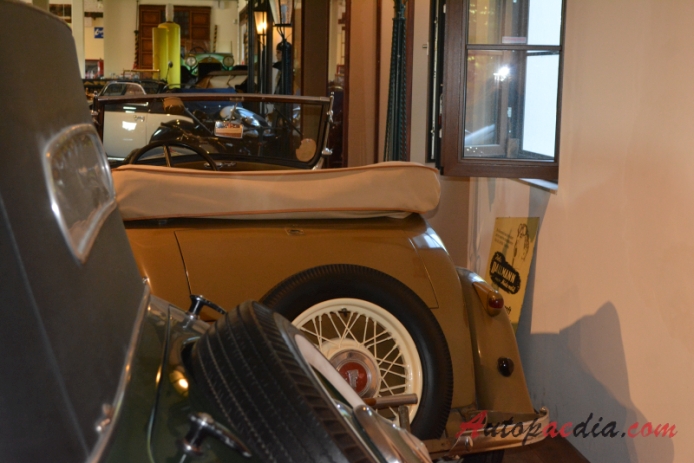Fiat 508B Balilla 1934-1937 (1934 Fiat 508 Balilla Spider 2d), tył