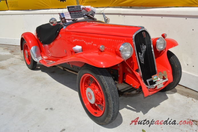 Fiat 508B Balilla 1934-1937 (1934 Fiat 508 CS roadster 2d), prawy przód