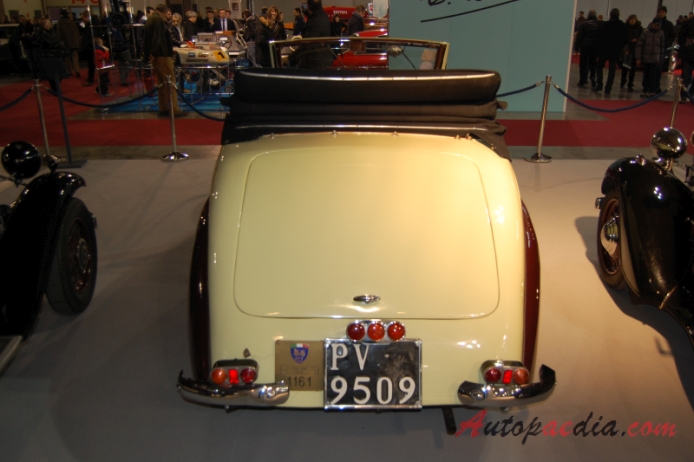 Fiat 508B Balilla 1934-1937 (1935 Fiat 508 Balilla Spider 2d), tył