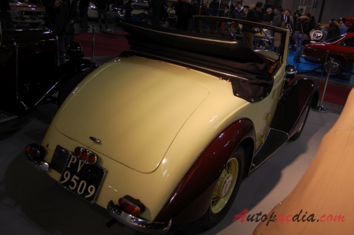 Fiat 508B Balilla 1934-1937 (1935 Fiat 508 Balilla Spider 2d), right rear view