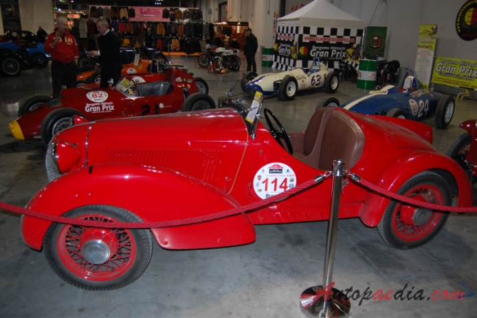Fiat 508B Balilla 1934-1937 (Fiat 508 Balilla Sport Spider roadster 2d), lewy bok