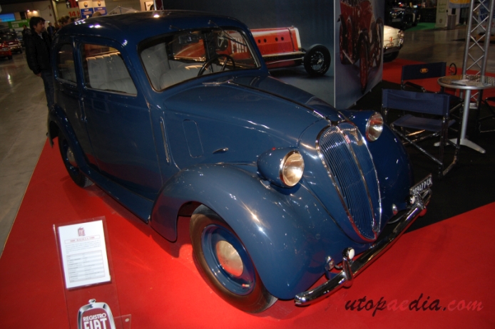 Fiat 508C Nuova Balilla 1937-1939 (1937 Fiat 508C Nuova Balilla 1100 berlina 4d), right front view
