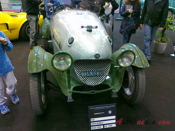 Fiat 509 1924-1929 (1926 509A Delfino), przód
