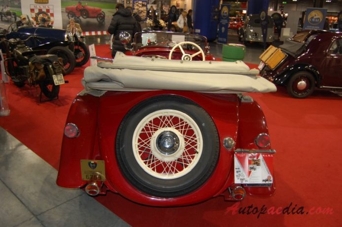 Fiat 522 1931-1933 (1931 2500cc roadster 2d), tył