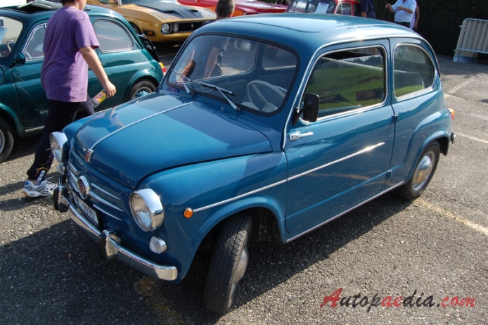 Fiat 600 1955-1969 (1959-1960 Fiat 600 seria III), lewy przód
