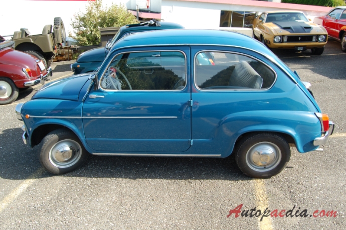 Fiat 600 1955-1969 (1959-1960 Fiat 600 seria III), lewy bok