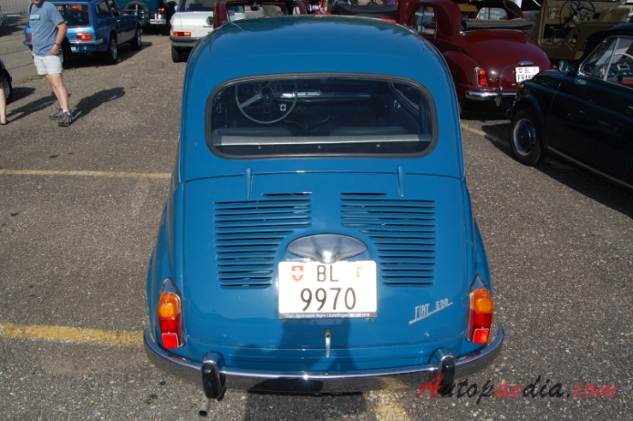 Fiat 600 1955-1969 (1959-1960 Fiat 600 seria III), tył
